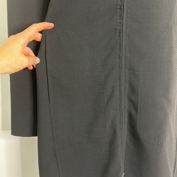 MaxMara Cucito a Mano Italian wool pocketed collar full zip lightweight jacket - Picture 2 of 7